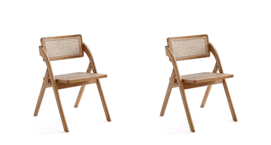 Manhattan Comfort Lambinet Dining Folding Chair - Set of 2