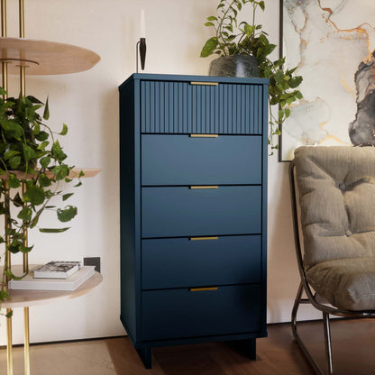 Manhattan Comfort Granville Tall Narrow Dresser