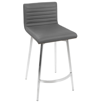 Lumisource Mason Swivel Adjustable Counter Height Dining Set - 3 Piece