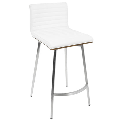 Lumisource Pebble-mason Swivel Counter Height Dining Set - 3 Piece