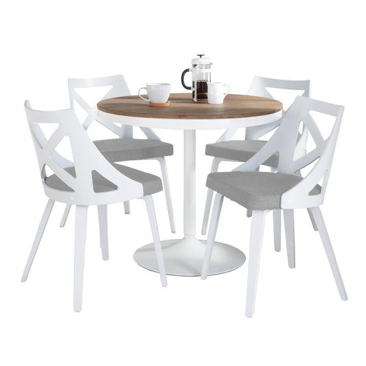 Lumisource Dakota-charlotte Dining Set - 5 Piece