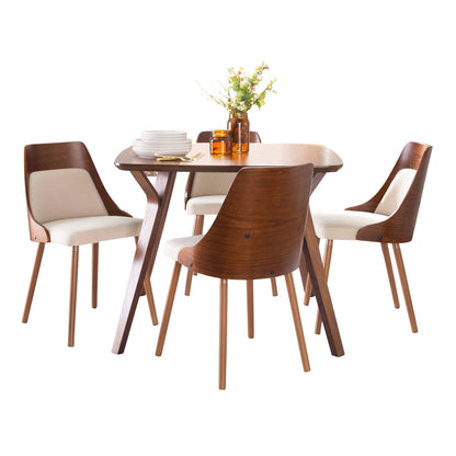 Lumisource Folia - Anabelle Square Dining Set - 5 Piece