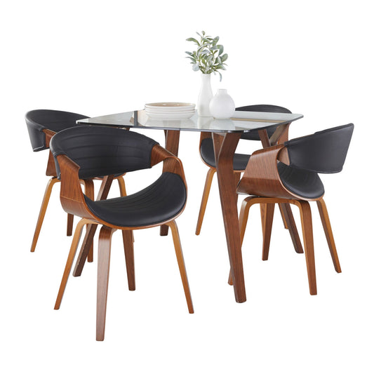 Lumisource Folia-symphony Square Dining Set - 5 Piece