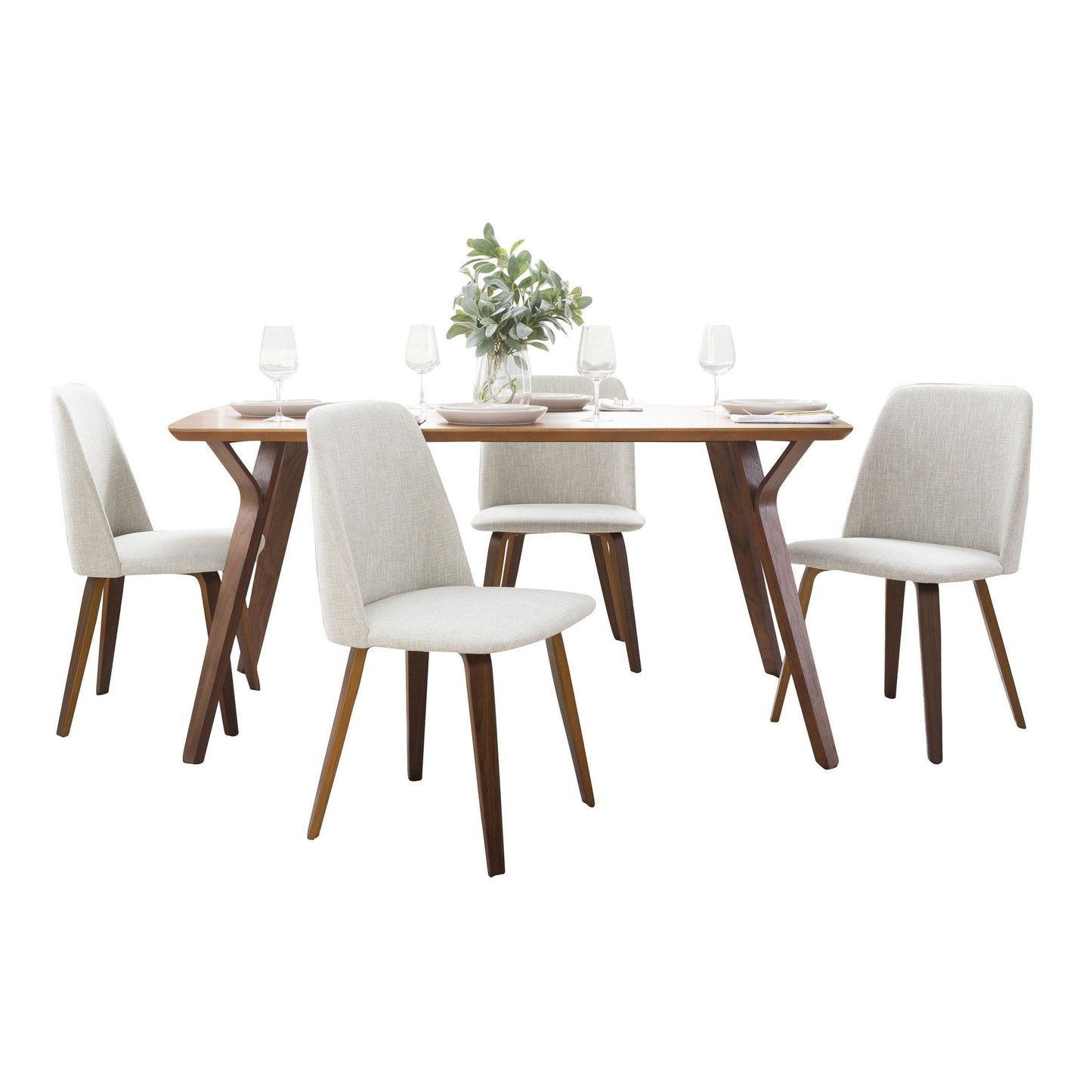 Lumisource Folia-toriano Dining Set - 5 Piece