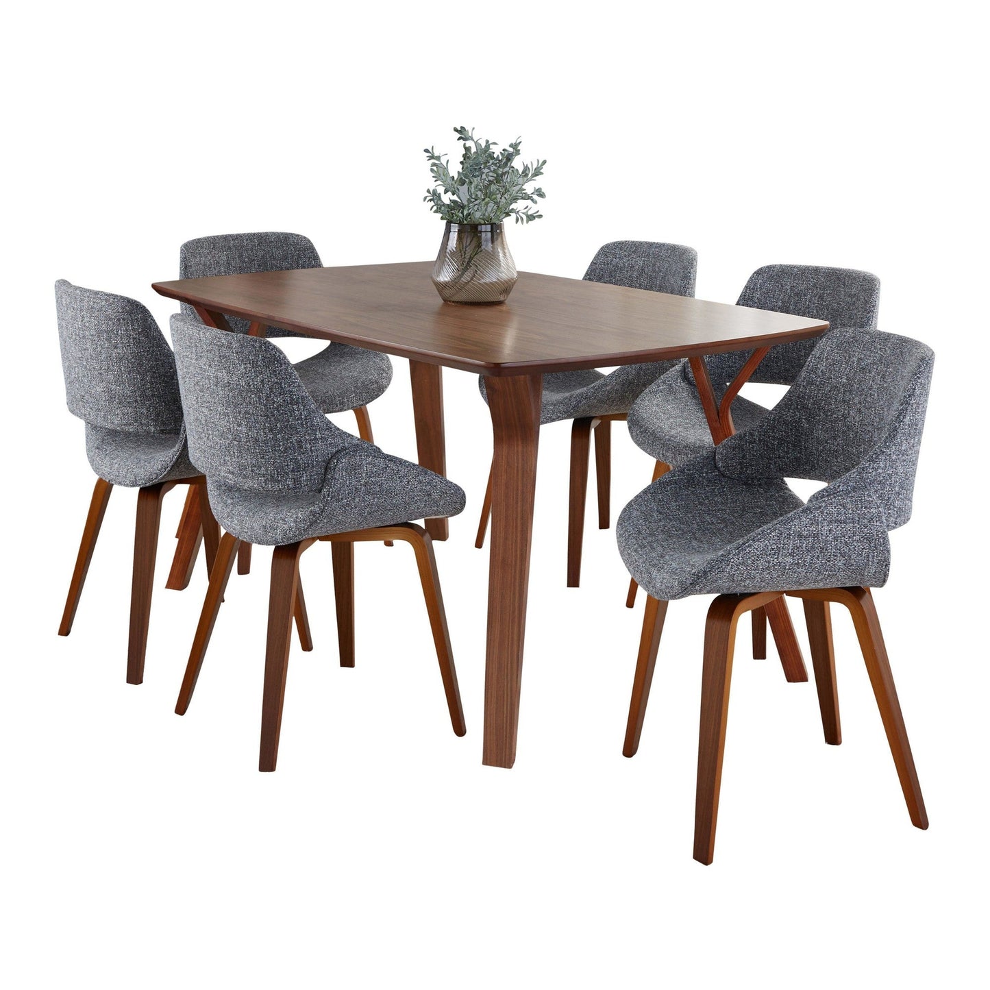 Lumisource Folia Fabrico Dining Set - 7 Piece