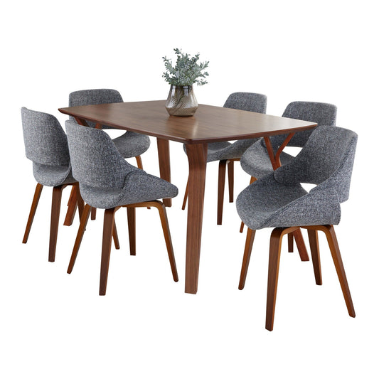 Lumisource Folia Fabrico Dining Set - 7 Piece