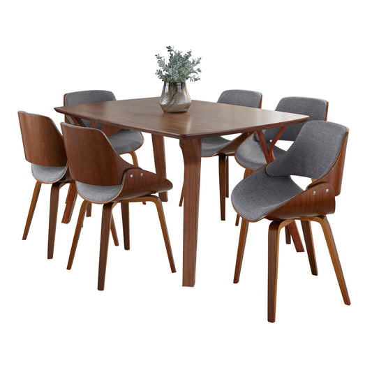 Lumisource Folia Fabrizzi Dining Set - 7 Piece