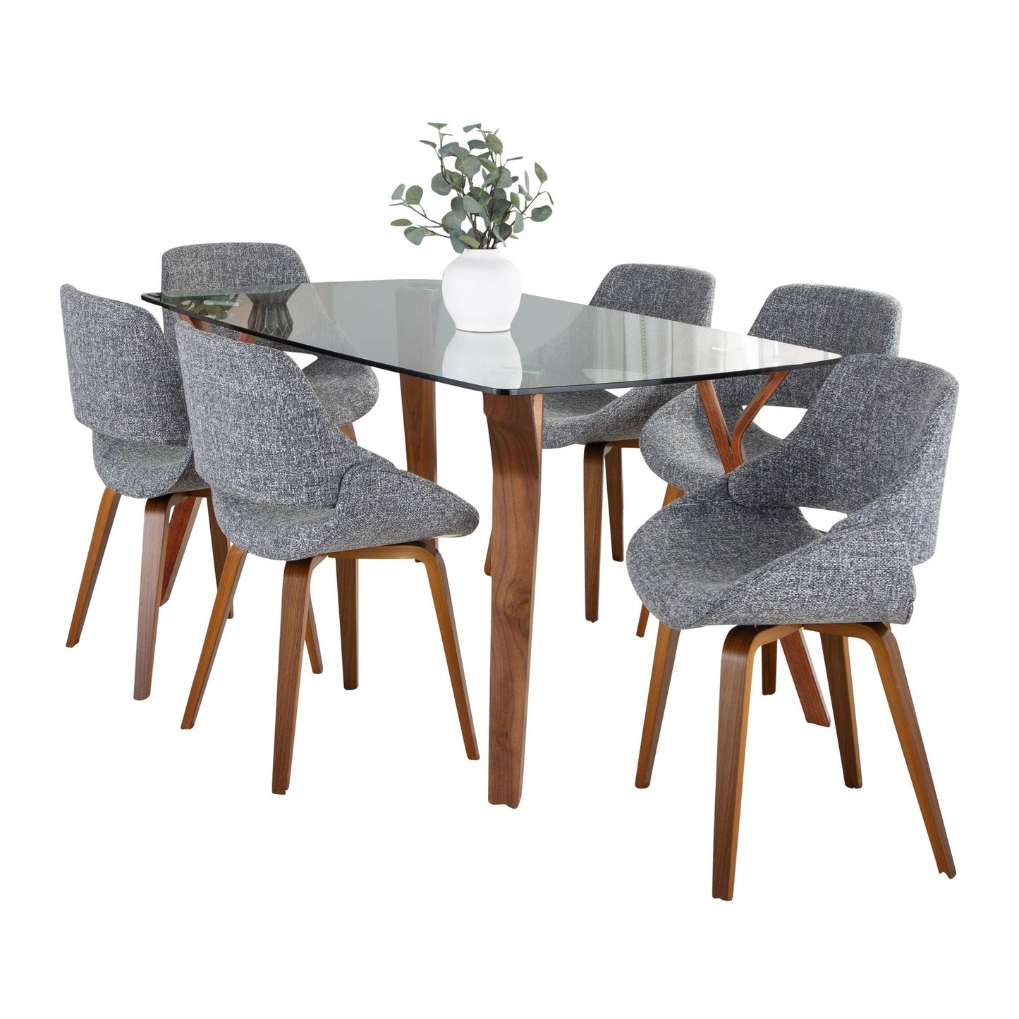 Lumisource Folia Fabrico Dining Set - 7 Piece