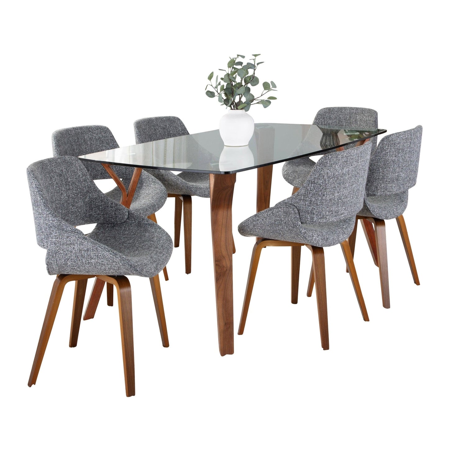 Lumisource Folia Fabrico Dining Set - 7 Piece