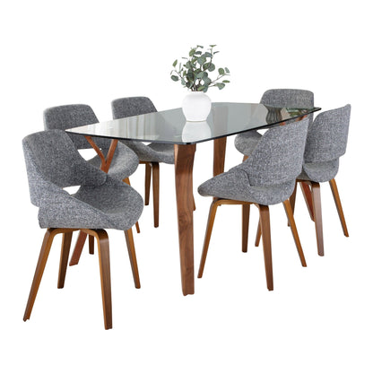 Lumisource Folia Fabrico Dining Set - 7 Piece
