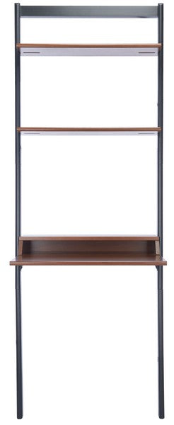 Pamella 2 Shelf Leaning Desk