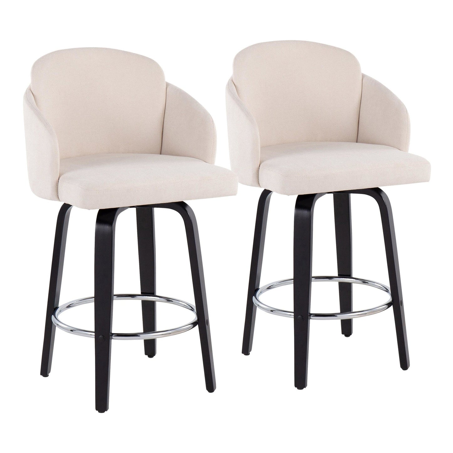 Majestic Office Furniture 26" Fixed-Height Counter Stool - Set of 2