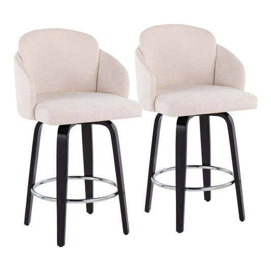 Majestic Office Furniture 26" Fixed-Height Counter Stool - Set of 2