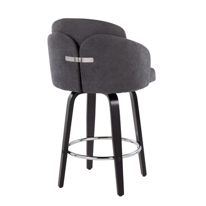 Majestic Office Furniture 26" Fixed-Height Counter Stool - Set of 2
