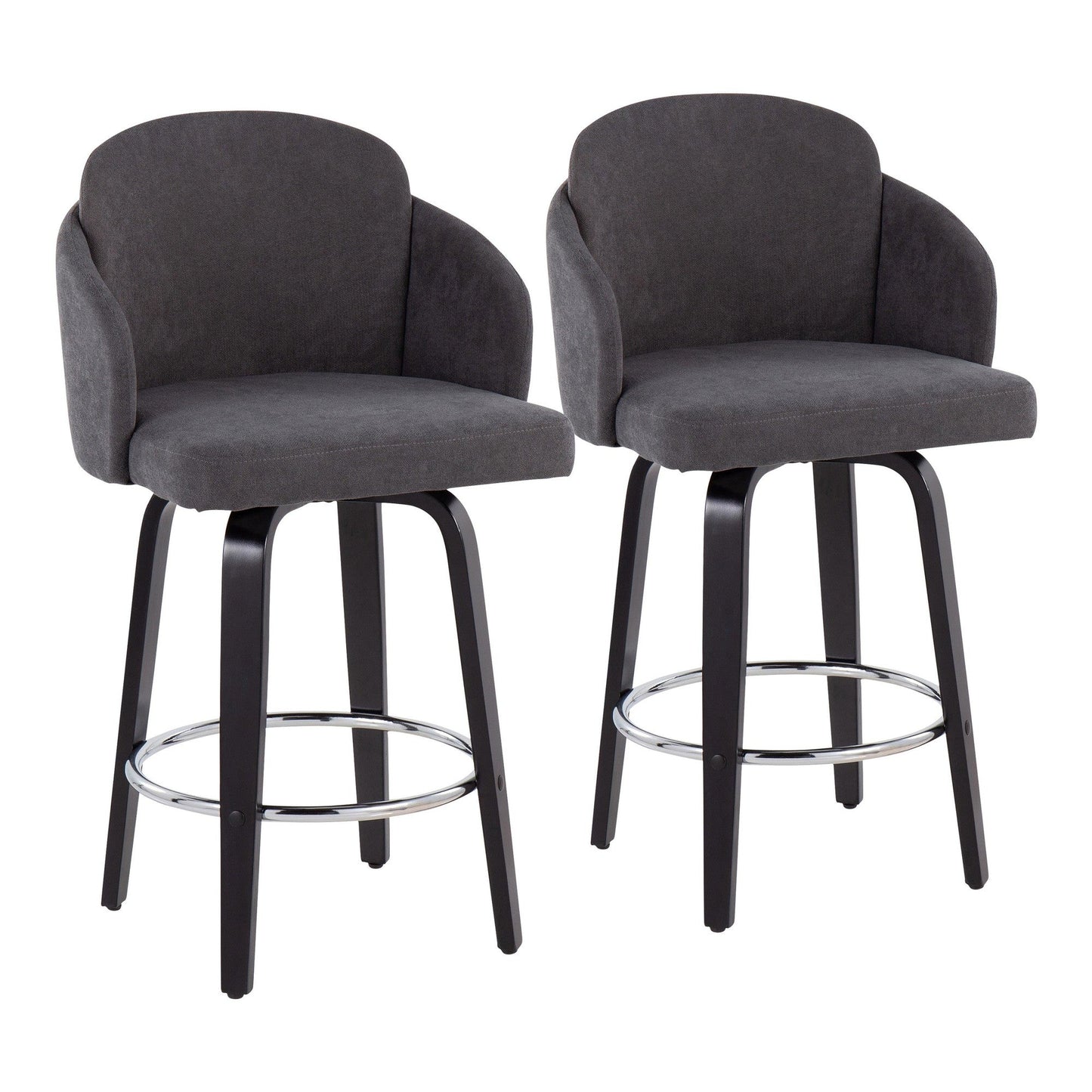 Majestic Office Furniture 26" Fixed-Height Counter Stool - Set of 2