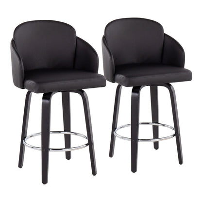 Majestic Office Furniture 26" Fixed-Height Counter Stool - Set of 2