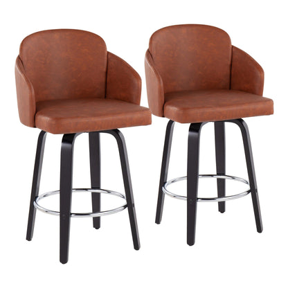 Majestic Office Furniture 26" Fixed-Height Counter Stool - Set of 2