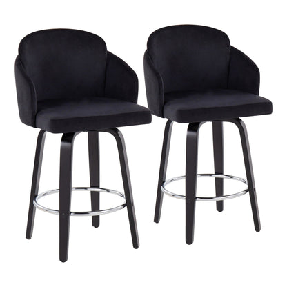 Majestic Office Furniture 26" Fixed-Height Counter Stool - Set of 2