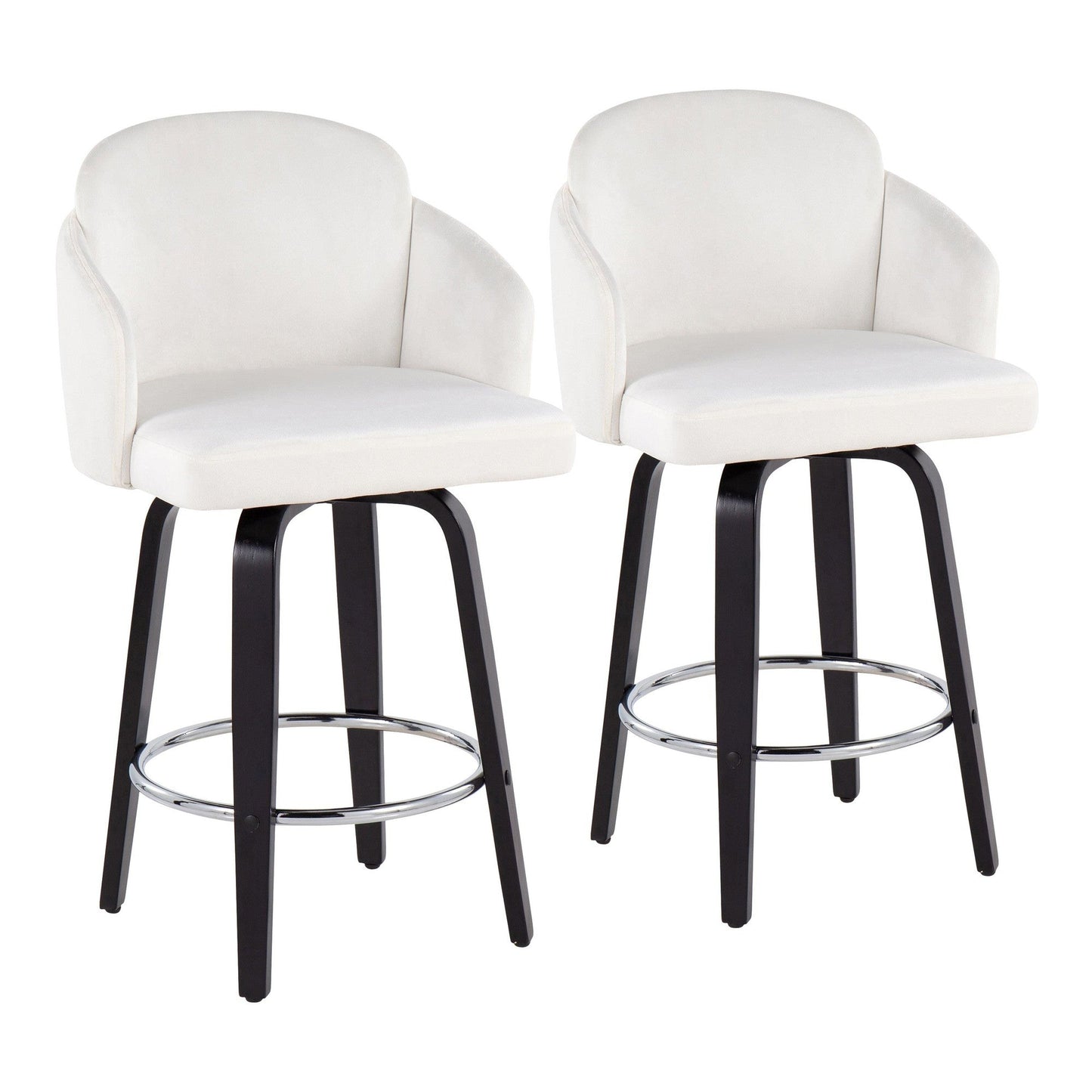 Majestic Office Furniture 26" Fixed-Height Counter Stool - Set of 2