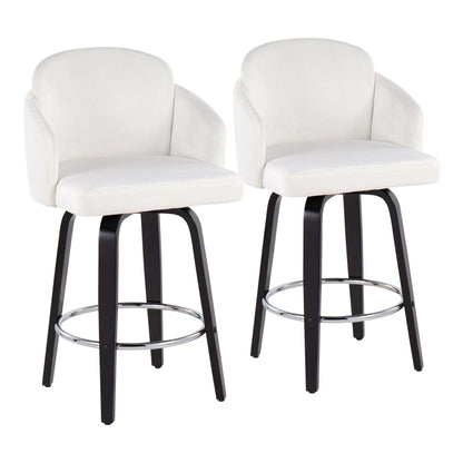 Majestic Office Furniture 26" Fixed-Height Counter Stool - Set of 2