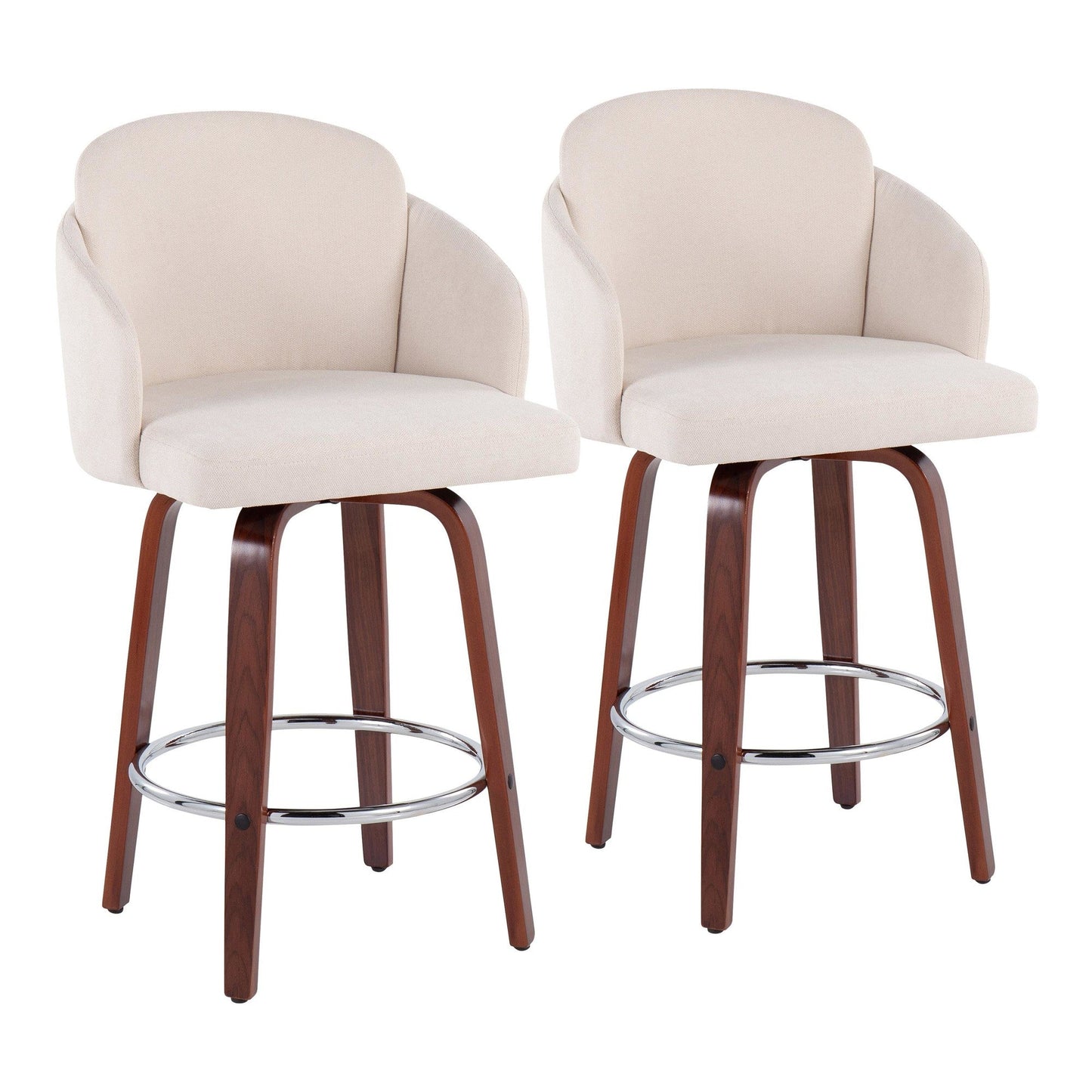 Majestic Office Furniture 26" Fixed-Height Counter Stool - Set of 2