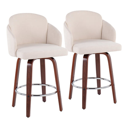 Majestic Office Furniture 26" Fixed-Height Counter Stool - Set of 2