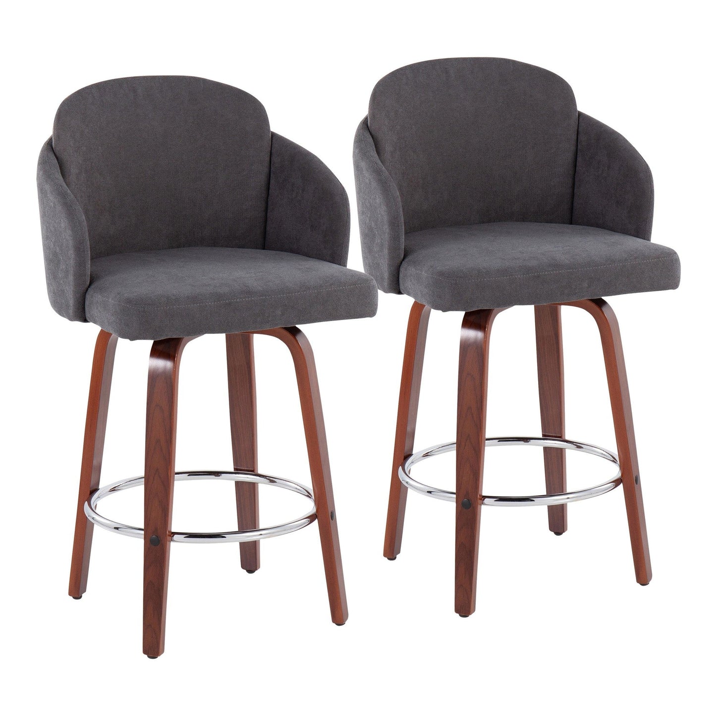 Majestic Office Furniture 26" Fixed-Height Counter Stool - Set of 2