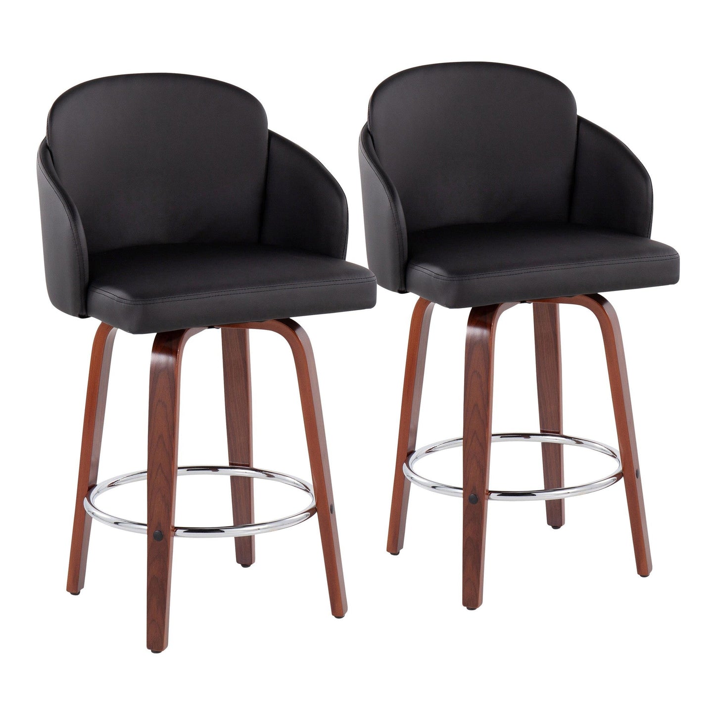 Majestic Office Furniture 26" Fixed-Height Counter Stool - Set of 2