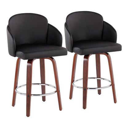 Majestic Office Furniture 26" Fixed-Height Counter Stool - Set of 2