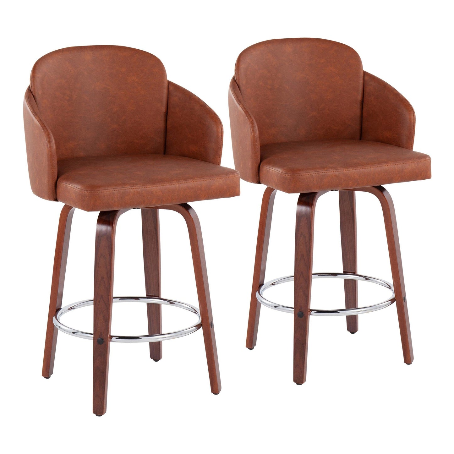 Majestic Office Furniture 26" Fixed-Height Counter Stool - Set of 2