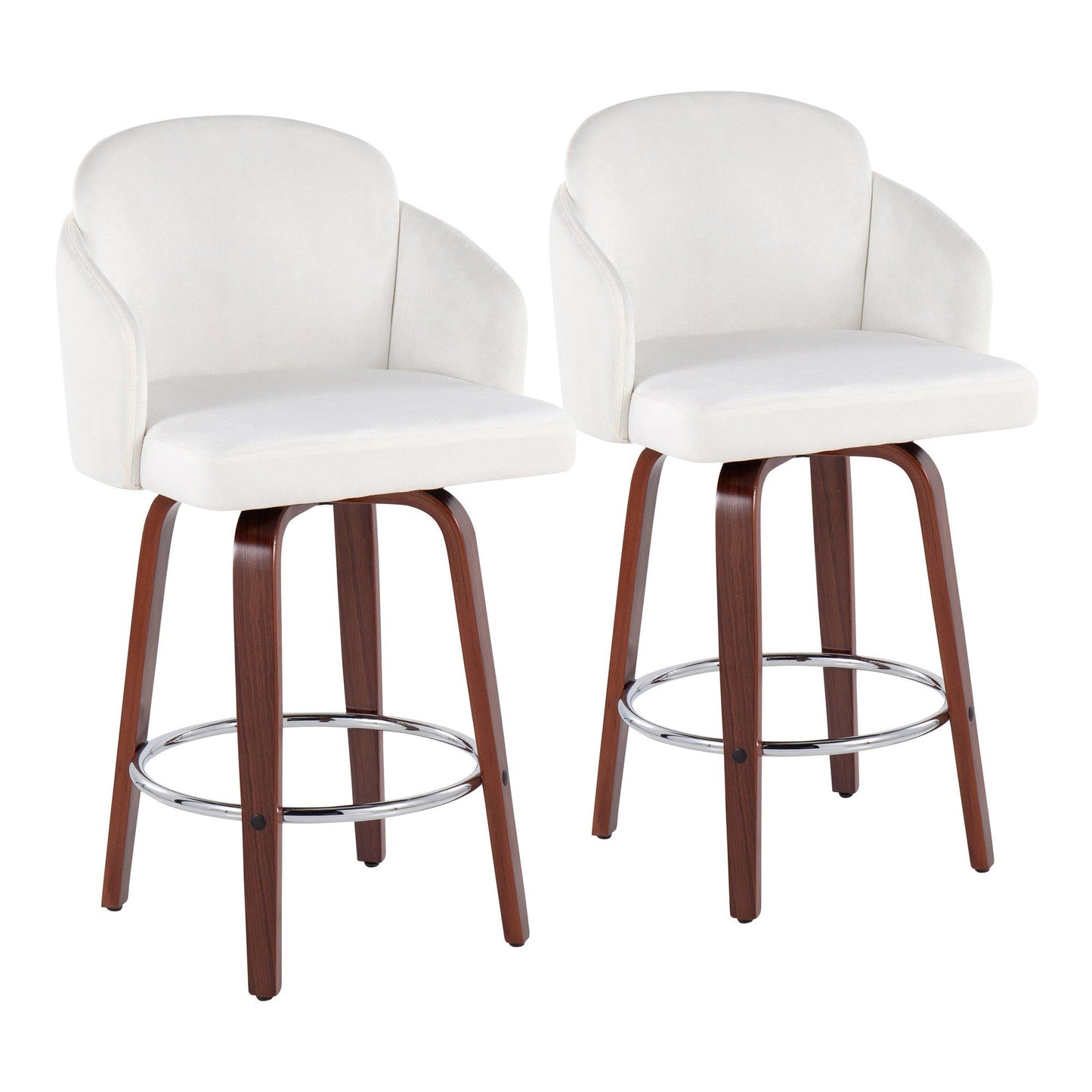 Majestic Office Furniture 26" Fixed-Height Counter Stool - Set of 2