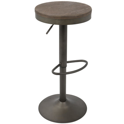 Majestic Office Furniture Adjustable Barstool - Set of 2