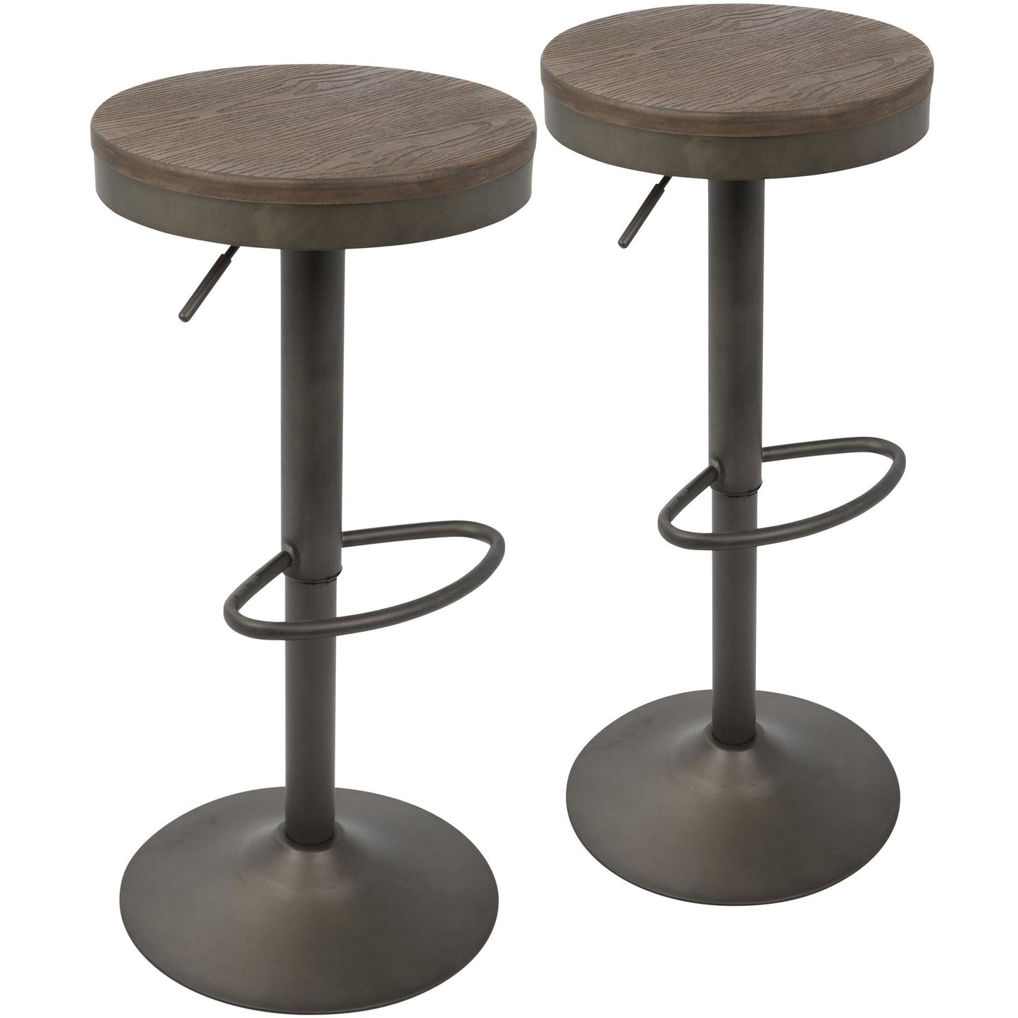 Majestic Office Furniture Adjustable Barstool - Set of 2