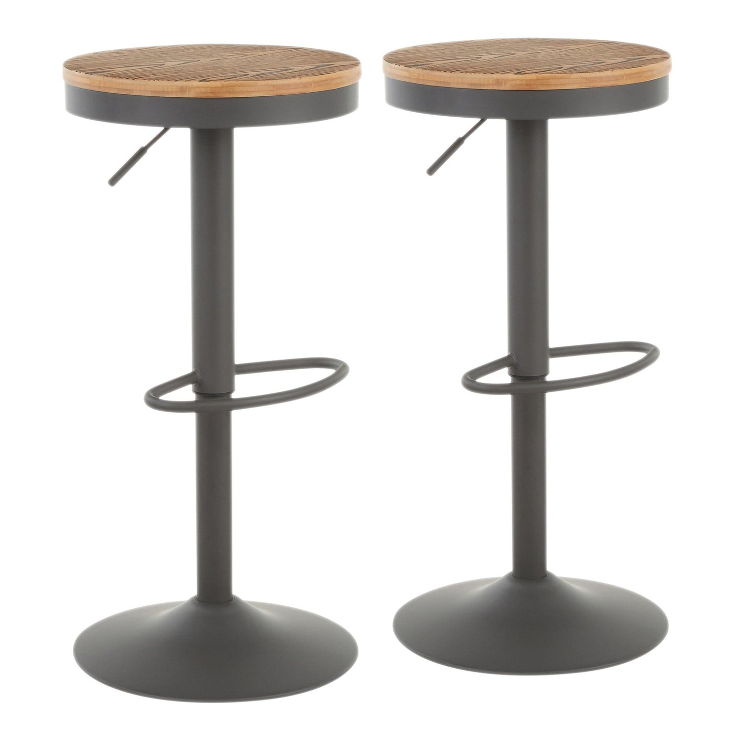 Majestic Office Furniture Adjustable Barstool - Set of 2