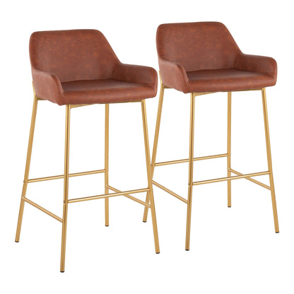 Majestic Office Furniture 30" Fixed-Height Barstool - Set of 2
