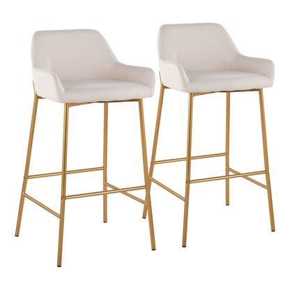 Majestic Office Furniture 30" Fixed-Height Barstool - Set of 2