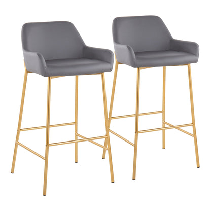 Majestic Office Furniture 30" Fixed-Height Barstool - Set of 2