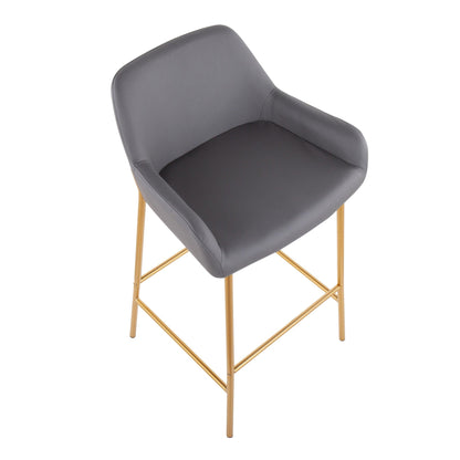 Majestic Office Furniture 30" Fixed-Height Barstool - Set of 2