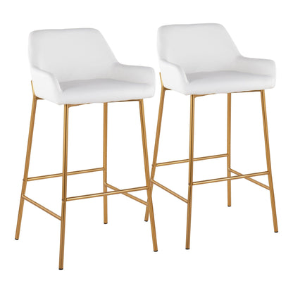 Majestic Office Furniture 30" Fixed-Height Barstool - Set of 2