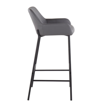 Majestic Office Furniture 30" Fixed-Height Barstool - Set of 2