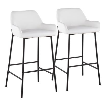 Majestic Office Furniture 30" Fixed-Height Barstool - Set of 2