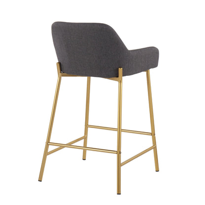 Majestic Office Furniture 24" Fixed-Height Counter Stool - Set of 2