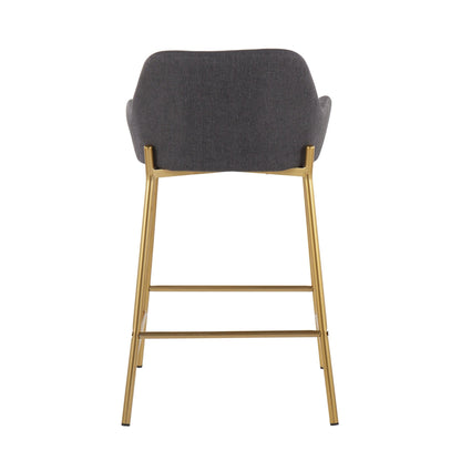 Majestic Office Furniture 24" Fixed-Height Counter Stool - Set of 2