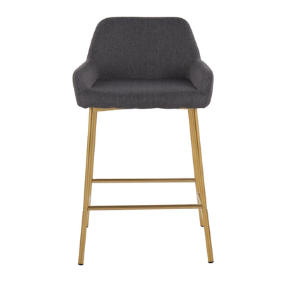 Majestic Office Furniture 24" Fixed-Height Counter Stool - Set of 2