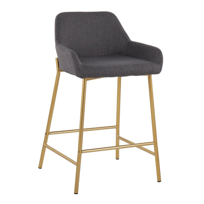 Majestic Office Furniture 24" Fixed-Height Counter Stool - Set of 2