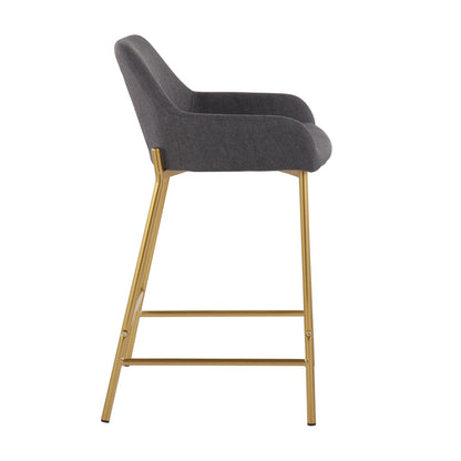 Majestic Office Furniture 24" Fixed-Height Counter Stool - Set of 2