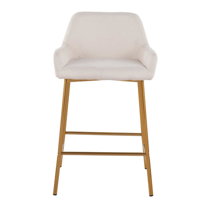 Majestic Office Furniture 24" Fixed-Height Counter Stool - Set of 2