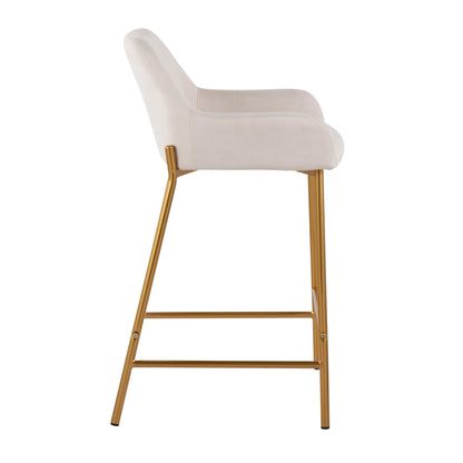 Majestic Office Furniture 24" Fixed-Height Counter Stool - Set of 2