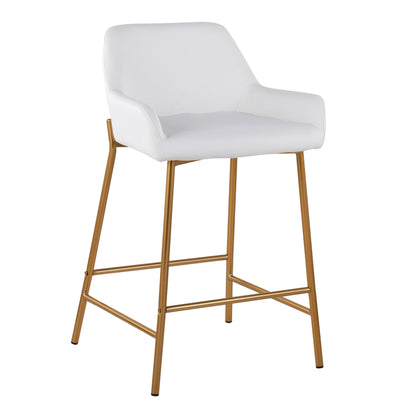 Majestic Office Furniture 24" Fixed-Height Counter Stool - Set of 2