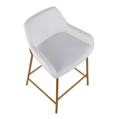 Majestic Office Furniture 24" Fixed-Height Counter Stool - Set of 2